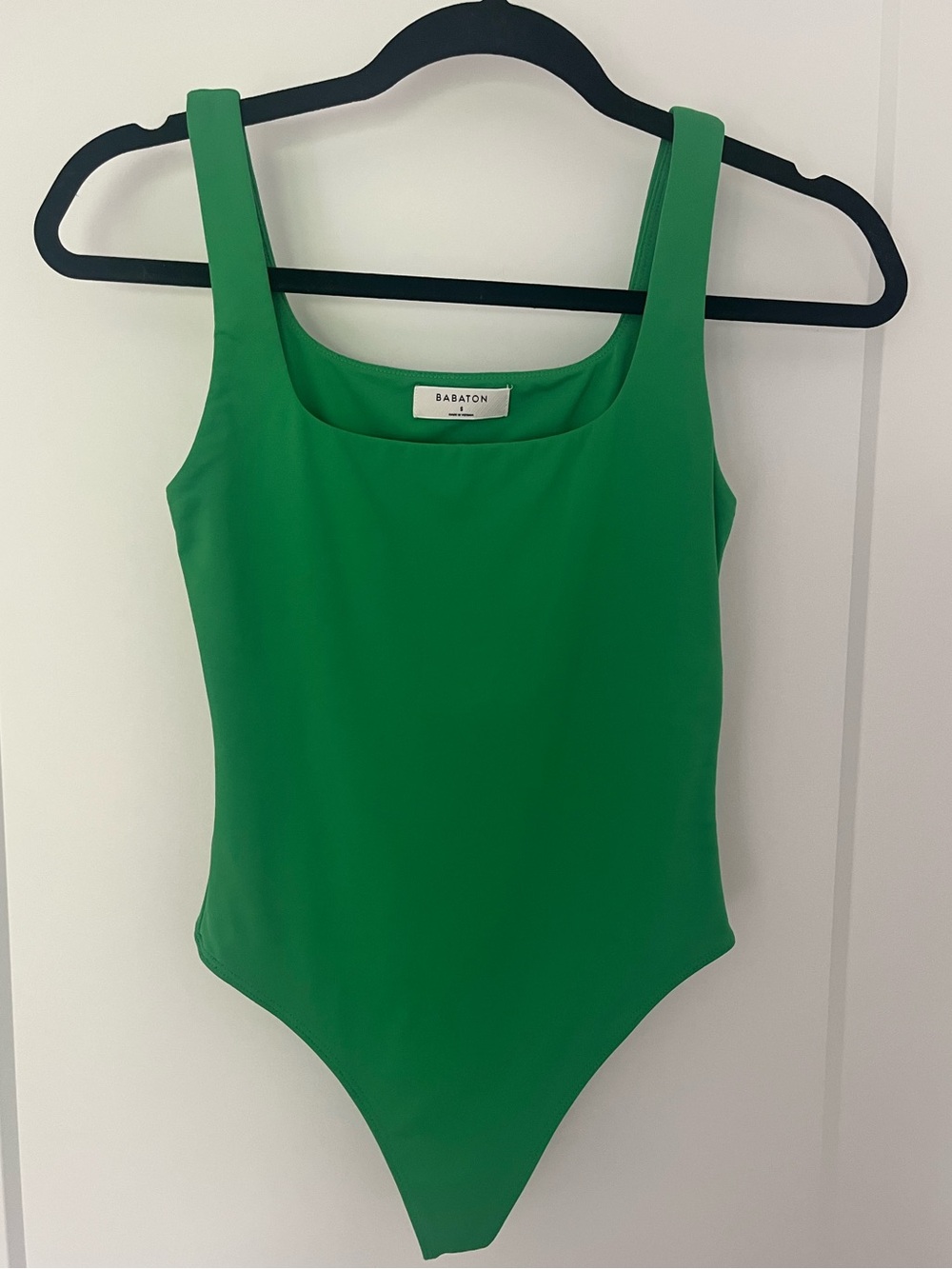 Babaton Contour Bright Green Tank Bodysuit